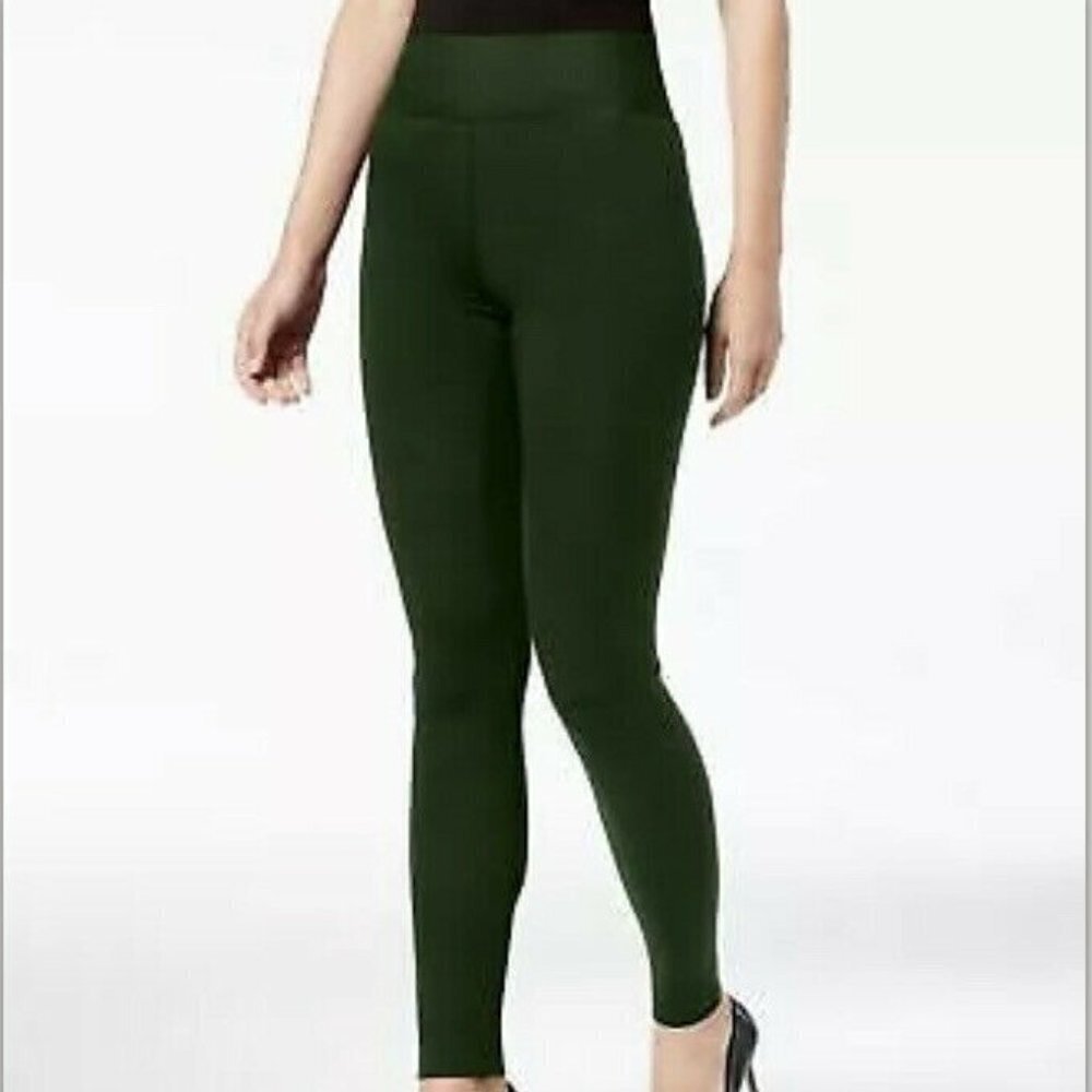 INC Size‎ XS Fashion Smoothing Leggings Green